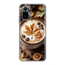 Чехол с уникальным дизайном «Осень с кофе» для Xiaomi POCO M5s – Пряный кофе