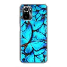 Силиконовый бампер с картинкой животных для Xiaomi POCO M5s (Крылья бабочек)