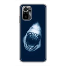 Силиконовый бампер с картинкой животных для Xiaomi POCO M5s (Пасть Акулы)