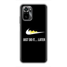 Силиконовый Чехол на Xiaomi POCO M5s с картинкой Nike (Later)