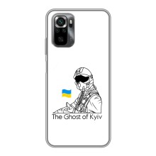 Защитные чехлы (Призрак Киева) для Xiaomi POCO M5s (AlphaPrint) (Летчик Киева)