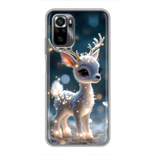 Яркий чехол для Xiaomi POCO M5s с Зимними Оленятами – Блистающий оленёнок