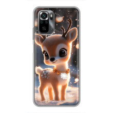 Яркий чехол для Xiaomi POCO M5s с Зимними Оленятами – Оленёнок