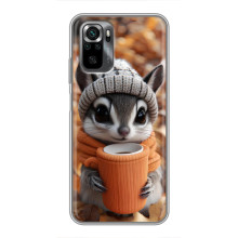 Печатный чехол «Зверята с кофе» для Xiaomi POCO M5s – Грызунчик с кофе