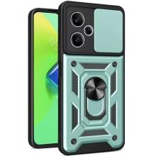 Ударостійкий чохол Camshield Serge Ring для Xiaomi Poco M6 Pro 5G (Зелений)