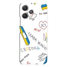 Чохли (Доброго вечора, ми за України) для Ксіаомі ПОКО М6 Про (5Д) (AlphaPrint) (Стикер)