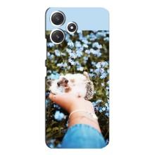 Чохли з зображенням різних тварин на Xiaomi POCO M6 Pro (5G) (Їжачок в руці)