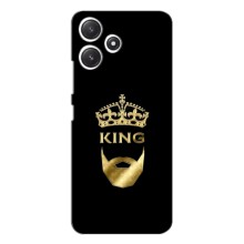Чехол (Корона на чёрном фоне) для Поко М6 Про (5G) – KING