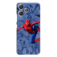 Силиконовый Чехол для Xiaomi POCO M6 Pro (5G) (Человек Паук)