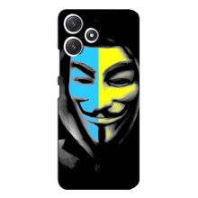 Чехол с Украинской символикой на Поко М6 Про (5G) – Анонимус патриот
