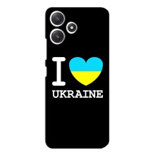 Чехол с Украинской символикой на Поко М6 Про (5G) – I Love Ukraine