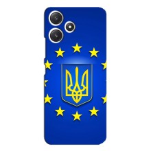 Чехол с Украинской символикой на Поко М6 Про (5G) – Украина это Европа
