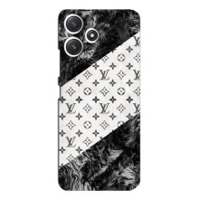 Чохол Стиль Louis Vuitton на Xiaomi POCO M6 Pro (5G) (LV на білому)