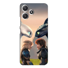 Чехол как приручить дракона на Xiaomi POCO M6 Pro (5G) – Гикавка и Астрид