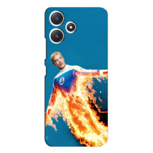 Чохол з принтом Фантастична четвірка для Xiaomi POCO M6 Pro (5G) – Людина-факел