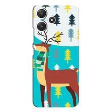 Силіконовий бампер з картинкою звірів для Xiaomi POCO M6 Pro (5G) (Олень із шарфом)