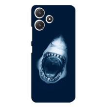 Силіконовий бампер з картинкою звірів для Xiaomi POCO M6 Pro (5G) (Пащу Акули)
