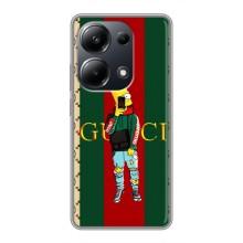 Бренднові Чохли для Xiaomi POCO M6 Pro - (PREMIUMPrint) (Барт ГУЧЧІ)