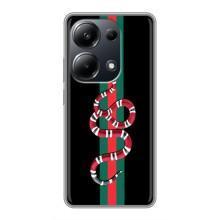Чехлы Бренд GUCCI для Xiaomi POCO M6 Pro – Змей Гуччи