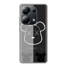 Чохли для Xiaomi POCO M6 Pro - Bearbrick Louis Vuitton (PREMIUMPrint) (БеарБрік очі)