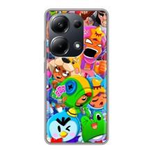 Чехлы Brawl Stars для Xiaomi POCO M6 Pro (AlphaPrint)