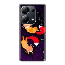 Чехлы с картинкой Лисички для Xiaomi POCO M6 Pro (VPrint)