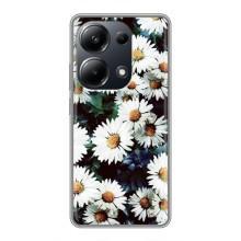 Чохол з картинкою (Стильні) Поко М6 Про - (AlphaPrint) (Ромашки)