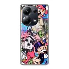 Чохли з крутими принтами для Xiaomi POCO M6 Pro - (PREMIUMPrint) (Monopoly man)