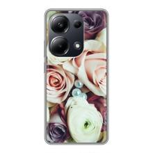 Чехлы с принтом Розочки для Xiaomi POCO M6 Pro – Букет РОЗ