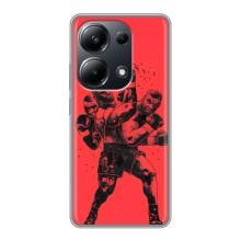 Чехлы с принтом Спортивная тематика для Xiaomi POCO M6 Pro – Тайсон Бокс