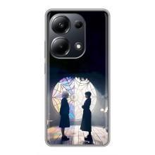 Чехлы с принтом Уэнсдей на Xiaomi POCO M6 Pro – Уэнсдей и Энди