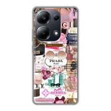 Чехол (Dior, Prada, YSL, Chanel) для Xiaomi POCO M6 Pro (Бренды)