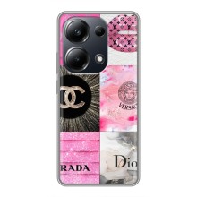 Чехол (Dior, Prada, YSL, Chanel) для Xiaomi POCO M6 Pro (Модница)