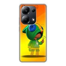 Чохол Бравл Старс для Xiaomi POCO M6 Pro – LEON в кофті