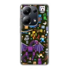 Чохол Майнкрафт на Xiaomi POCO M6 Pro (AlphaPrint) Minecraft