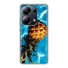 Чехол с изображением  вкусной еды для Xiaomi POCO M6 Pro – Ананас