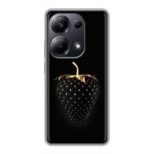 Чехол с изображением  вкусной еды для Xiaomi POCO M6 Pro – Чёрная клубника