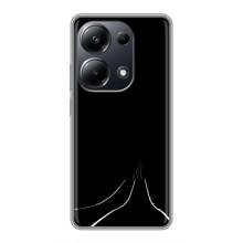 Чехол с картинками на черном фоне для Xiaomi POCO M6 Pro – Дорога