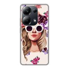 Чехол с картинкой Модные Девчонки Xiaomi POCO M6 Pro – Девушка в очках