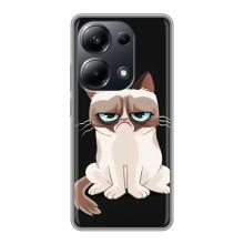 Чохол з принтом для Xiaomi POCO M6 Pro (AlphaPrint) Модні коти (Сумний кіт)