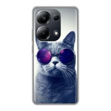 Чохол з принтом для Xiaomi POCO M6 Pro (AlphaPrint) Модні коти (Стильний кіт)