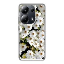 Чехол с ромашками на Xiaomi POCO M6 Pro – Рамка в ромашках