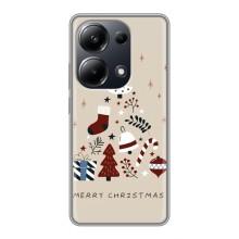Чехол Санта Клаус для Xiaomi POCO M6 Pro – Merry Christmas
