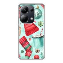 Чехол Санта Клаус для Xiaomi POCO M6 Pro – Одежда