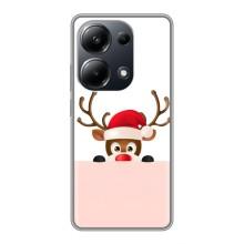 Чехол Санта Клаус для Xiaomi POCO M6 Pro – Олененок