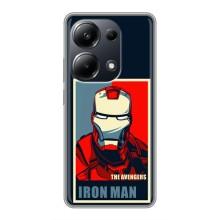 Чехол Супергерой Железный человек на Xiaomi POCO M6 Pro – Art Iron man