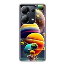 Чохол (ТПУ) з планетами на Xiaomi POCO M6 Pro – Сонячна система
