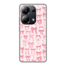 Чохол банти для Xiaomi POCO M6 Pro – Фон бантики