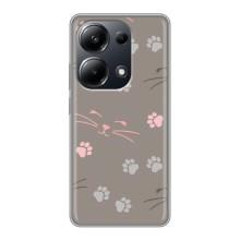 Чохол з малюнком кіт на Xiaomi POCO M6 Pro – Лапи і вуса