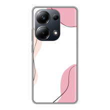 Чехол цветочный дизайн для Xiaomi POCO M6 Pro – Розовый фон